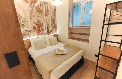 Cancale Apartment | MRODBNB - Appart Neuf - Aperçu Mer - 25m Plage & Resto - Ciné - cheminée - Popcorn