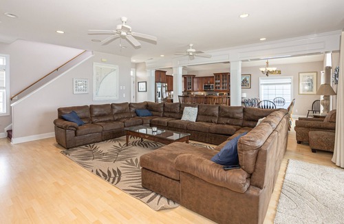 North Topsail Beach House | Multi-level oceanfront home with beach access, private hot tub and heated pool