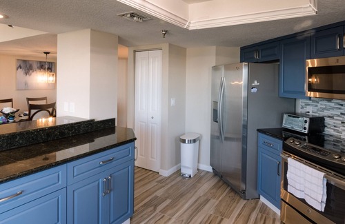 Daytona Beach Shores Condo | Multiple balconies in spacious oceanfront beach Condo