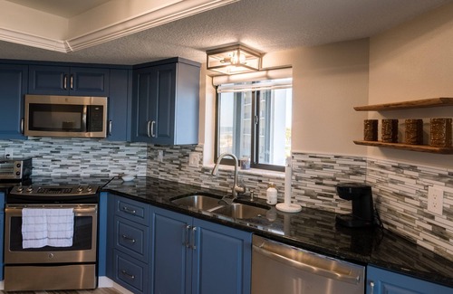 Daytona Beach Shores Condo | Multiple balconies in spacious oceanfront beach Condo