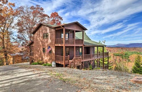 Unaka House | Murphy Cabin with Fire Pit and Stunning Mtn Views