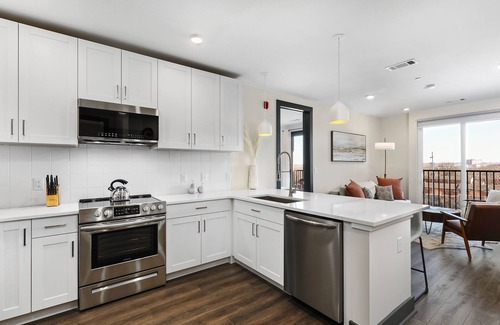 Rolling Mill Hill Condo | Muse | Contemporary downtown condo with private balcony & open layout