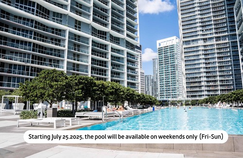 Downtown Miami Apartment | MVR - Ocean & River Views, Boutique Apt, SPA, Pool
