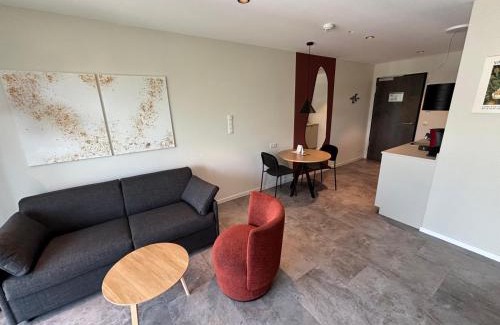 Meckenbeuren Apartment | My Flats Studio Apartements - klimatisiert - nahe Ravensburger Spiele