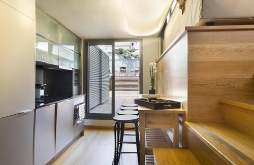 la Vila de Gracia Apartment | My Space Barcelona Loft for temporary rentals with terrace and swimming pool