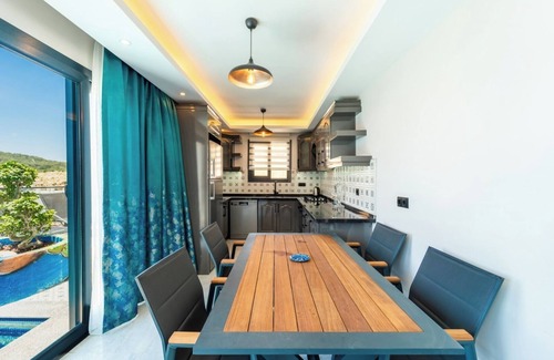 Faralya Villa | n VILLA-11890 - 3+1 charming holiday villa with sea view, heated pool, jacuzzi,