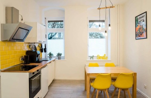 Friedrichshain Apartment | Nahe Boxhagener Platz für 4 Personen