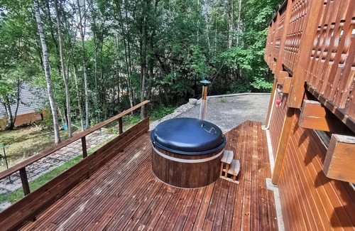 Anould Ski Chalet | Nature chalet with Finnish bath near Gérardmer