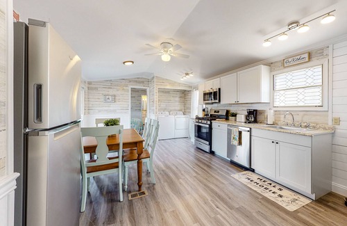 Montego Bay House | Nautical-themed home with patio, full kitchen, washer/dryer, WiFi, & Netflix