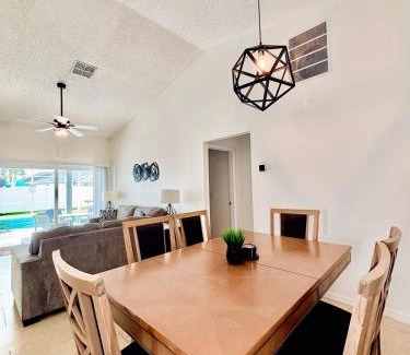 Clear Creek House | Near Disney-Private pool, Spacious 3BR Retreat