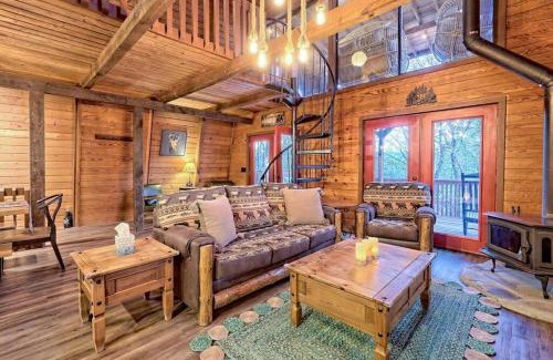 Helen Ski Chalet | Near Downtown Helen - HotTub, Sauna, Game Room, Fire Pit