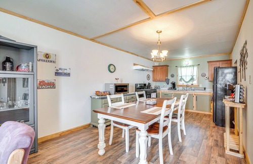 Board Camp Cabin | Near Hiking & ATV Trails: Spacious Cabin in Mena!