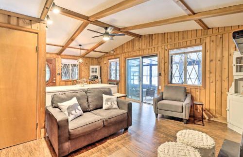Locust Lake Village House | Near Skiing Pocono Lake Cabin with Screened Patio