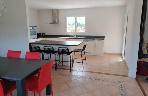 Lagorce Villa | Near Vallon: Villa with private swimming pool and pétanque court