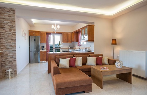 Filaki Villa | Nereid Villa, with Heated Pool & Heated SpaWhirlpool, BBQ, Impeccable SeaViews