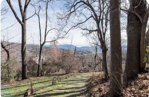 Asheville Apartment | Nestled Garden Oasis with Mountain Views Downtown! Dogs welcome!