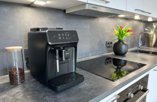 Friedrichstadt Apartment | Neu & Schick: Küche inkl. Kaffee