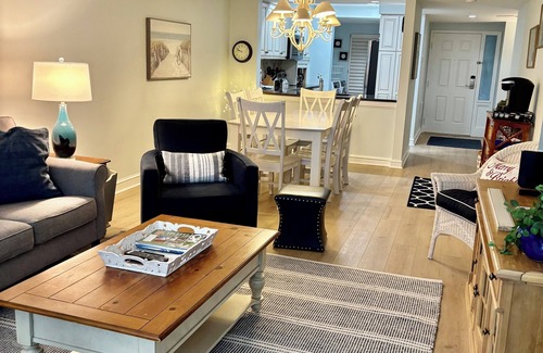Palmetto Dunes Condo | NEVER use the elevator just 6 steps down lead to pool & beach PERFECT Location