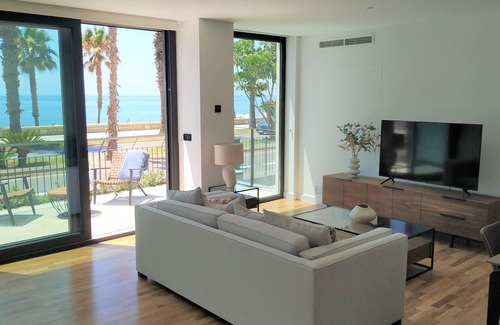 La Caleta Apartment | (NEW 2022) LA MALAGUETA BEACH FRONT LUXURY SUITE WITH PARKING AND SEA VIEWS