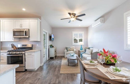 Poipu Apartment | *NEW 2BD Luxe Beach Cottage |Poole PickleB Gym| AC