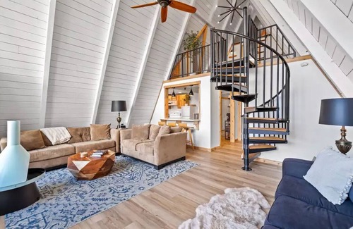 Matlock House | NEW! A Frame Over Water - Sauna, Hot Tub, Views