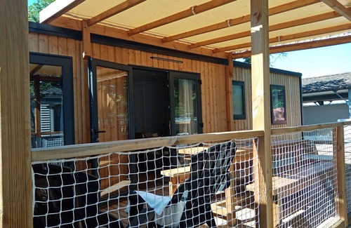 Lagorce House | NEW AIR CONDITIONED MOBIL HOME - CAMPING 5* - FOR 6 PEOPLE with dishwasher