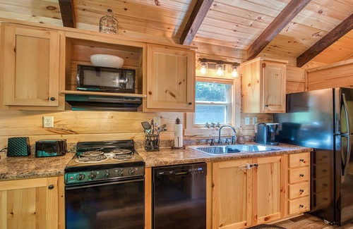 Maggie Valley Cabin | New Cabin on the creek, catch your trout, firepit, and near ski resort