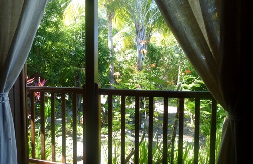Cafeiere Villa | New: charming villa with exotic garden and pool overlooking the Caribbean Sea