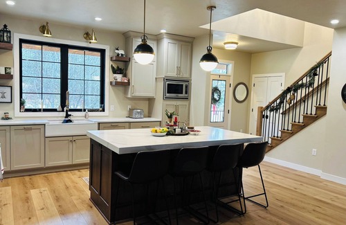 Sister Bay House | New construction coastal farmhouse-walk to town