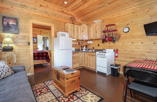 Grand Lake Cabin | NEW! Cozy Pine Cabin - Pet-Friendly - 1 Bedroom Authentic Cabin
