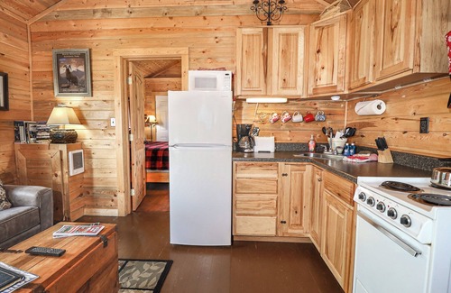 Grand Lake Cabin | NEW! Cozy Pine Cabin - Pet-Friendly - 1 Bedroom Authentic Cabin