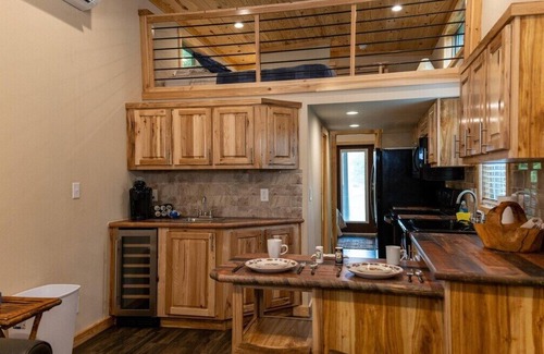 Satin Cabin | New! Gardenia Cabin- Snuggle by the Campfire.