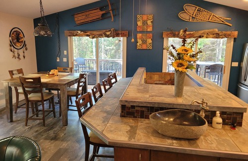 Grayling Cabin | NEW! Hazel's Goose Creek Lodge - Private Riverfront! Very Serene and Peaceful! Central A/C!