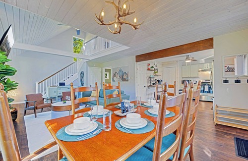 Tunkhannock Township Cottage | New! Hot Tub, Fire-pit, Shuffleboard, Game Room, Kids Play Area and More!