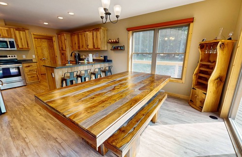 Three Lakes House | NEW lakefront escape with dock, game room, kayaks, 2 master suites & large deck
