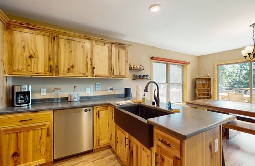 Three Lakes House | NEW lakefront escape with dock, game room, kayaks, 2 master suites & large deck