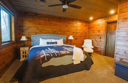 Presque Isle Cabin | NEW! Lakefront Paradise! Access to MANY Trails!