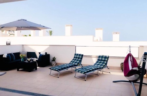 La Parata Apartment | New large apartment directly by the sea Mojacar