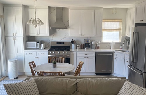 Pebble Beach House | NEW LISTING 3 BDRM 2 BATH updated Jersey Shore Rental on the water.