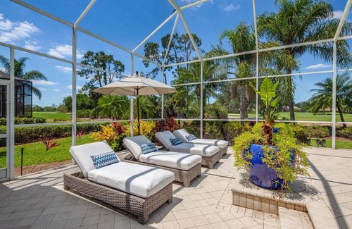 Central Naples House | NEW LISTING! Coastal vibe home with Private Pool, Golf, Tennis, Pickleball