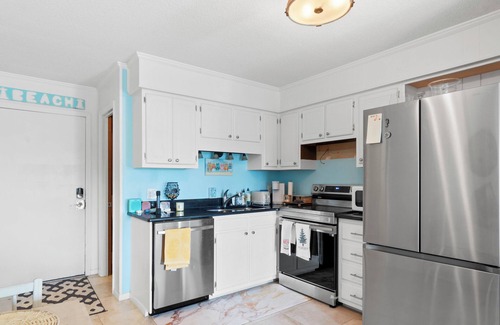 Ocean Isle Beach Condo | NEW LISTING-NEVER RENTED BEFORE- 2 br 1.5 ba direct ocean front condo with community pool