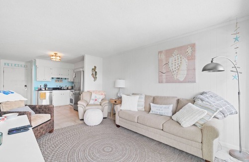 Ocean Isle Beach Condo | NEW LISTING-NEVER RENTED BEFORE- 2 br 1.5 ba direct ocean front condo with community pool