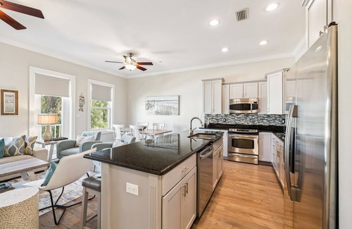 Santa Rosa Beach House | New Listing! Rooftop Terrace with Peekaboo Gulf Views! Steps to Beach Access!