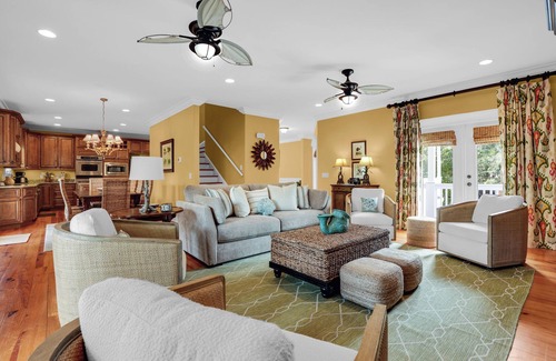 East Beach House | New Listing! Dog Friendly East Beach Home with Private Heated Pool | Steps Away from the Beach!