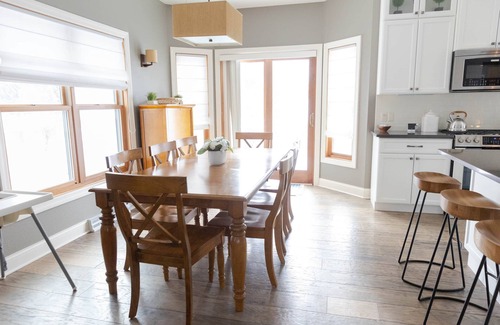 Elkhart Lake House | NEW! Luxury Rental - Parker House. Private Beach Access & Walkable to Downtown