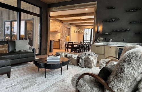 Whitefish House | New! Luxury Ski in Ski out Home at Whitefish Mountain Resort - Private Hot Tub & Gym