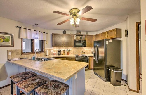 Angel Fire Apartment | New Mexico Condo with Fireplace and Mountain View
