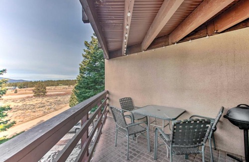 Angel Fire Apartment | New Mexico Condo with Fireplace and Mountain View