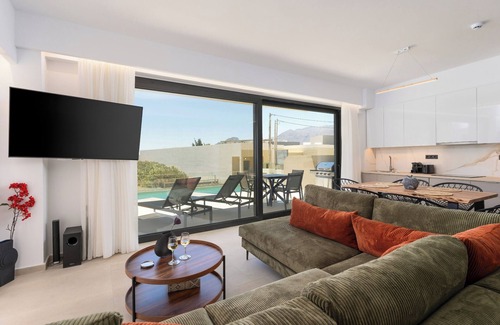 Plakias Villa | New Modern Villa with Private Pool, 100m from the Beach in South Crete