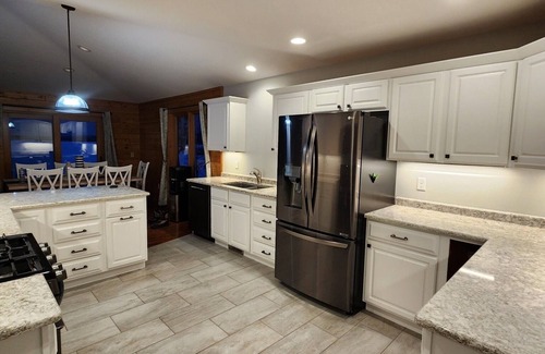 Spooner House | New Nautical Neighbors Lake Home on Spooner Lake, sleeps 16